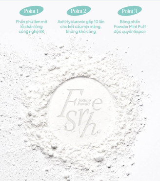 Phấn phủ dạng nén ESPOIR FRESH SETTING POWDER, 9g - Image 3