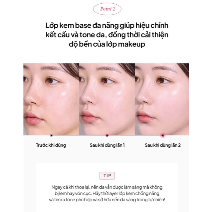 Kem Chống Nắng Nâng Tone Dưỡng Trắng Da Tocobo Vita Tone Up Sun Cream SPF50+ PA++++ - Image 4