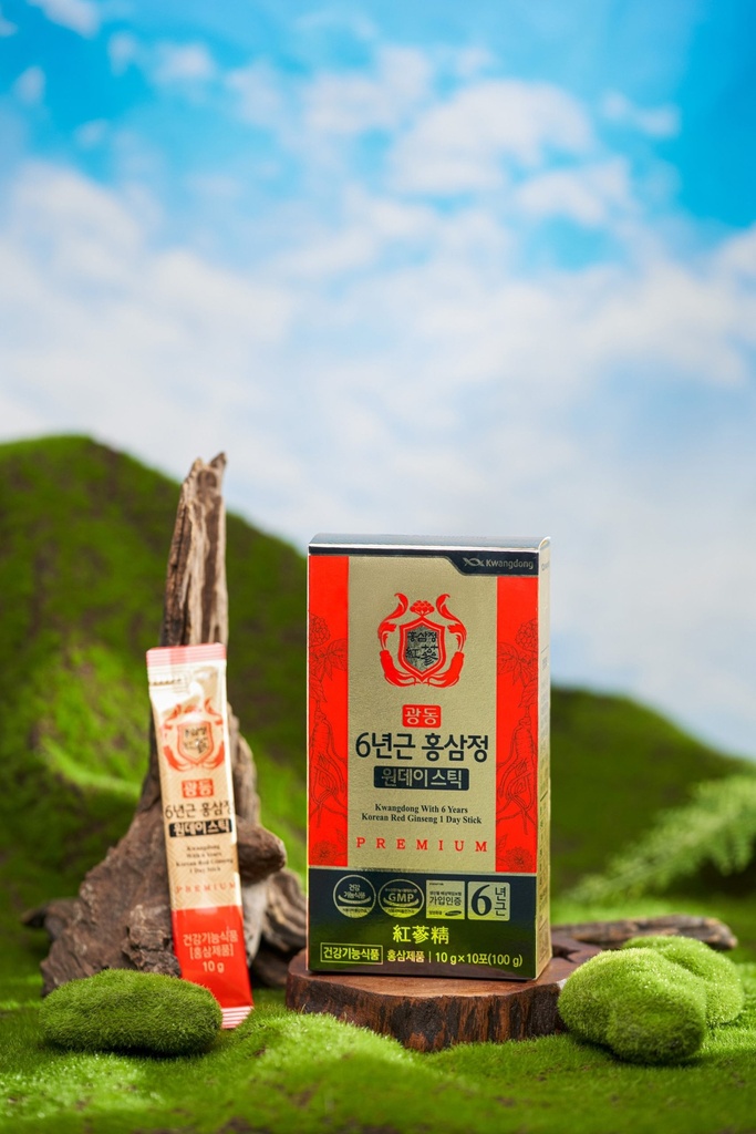 Nước Hồng Sâm 6 năm tuổi Premium Kwangdong With 6 years Korean Red Ginseng 1 Day Stick - Image 5