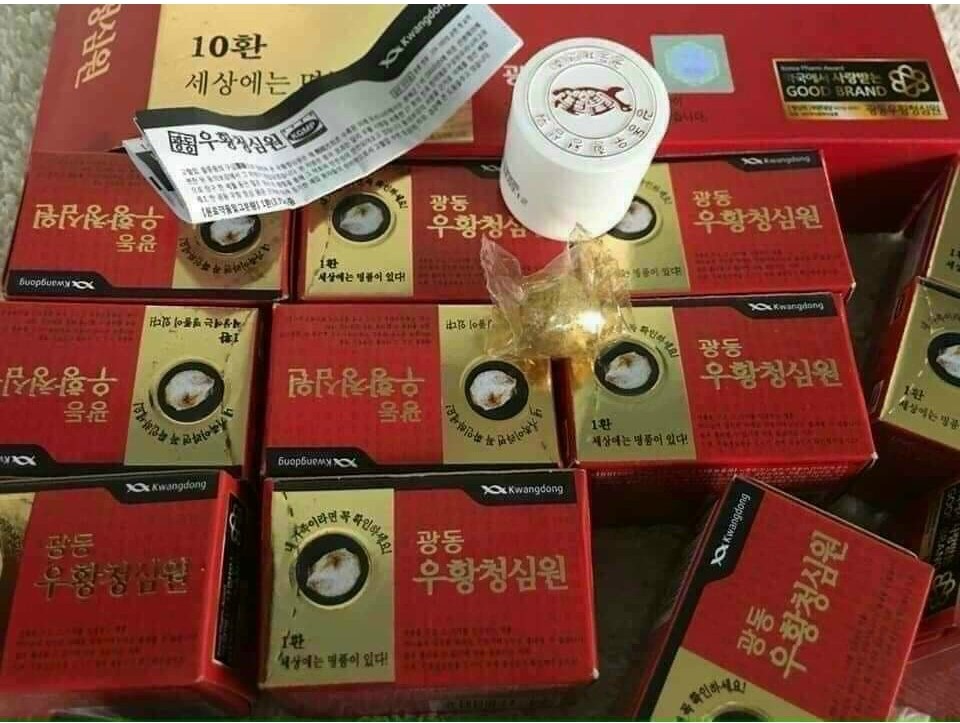 An Cung Ngưu Hoàng Hoàn Tổ Kén Kwangdong Hàn Quốc 10 Viên - Image 4