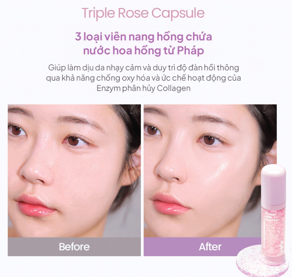 Kem Lót Dạng Gel Dưỡng Ẩm Bắt Sáng Espoir Dewlike Jello Glowrizer 40ml - Image 2