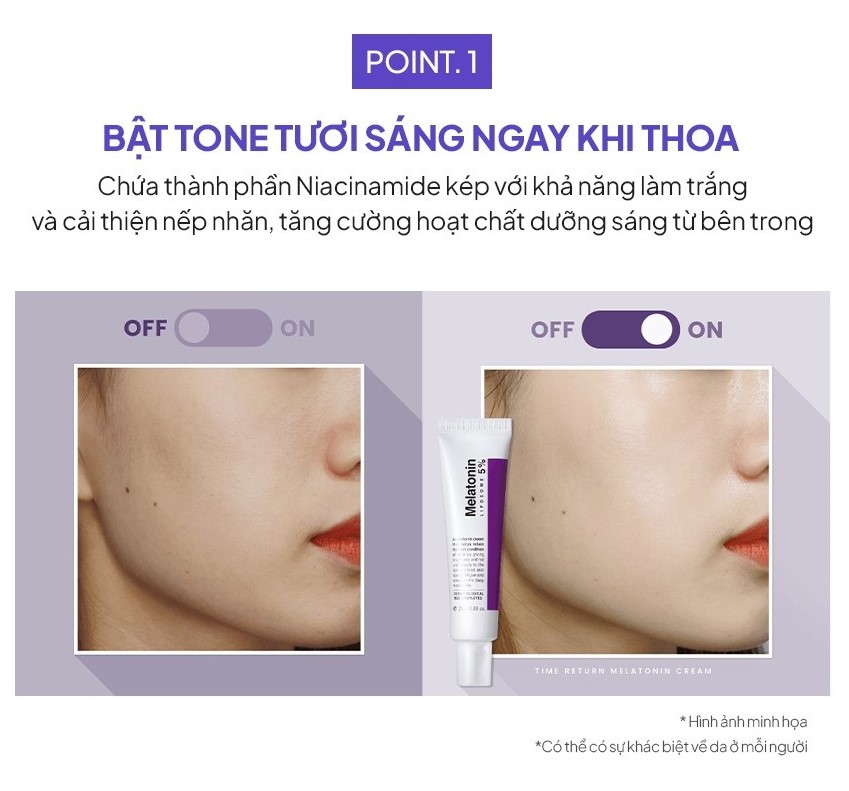 Kem Dưỡng Chống Lão Hóa Chuyên Sâu Maxclinic Time Return Melatonin Cream 50g - Image 4