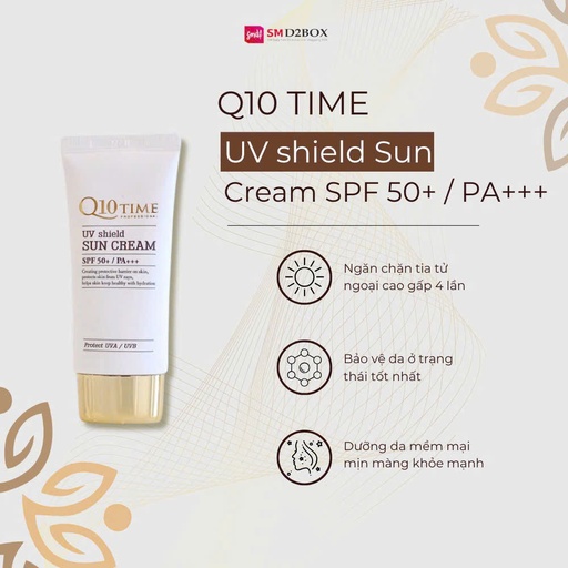 [P00000KZ] Kem chống nắng Q10 Time UV Shield Sun SPF50+/PA+++